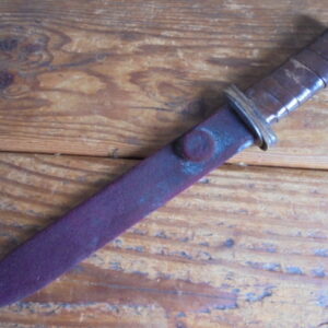US WW2 Fighting Knife with Patton saber blade