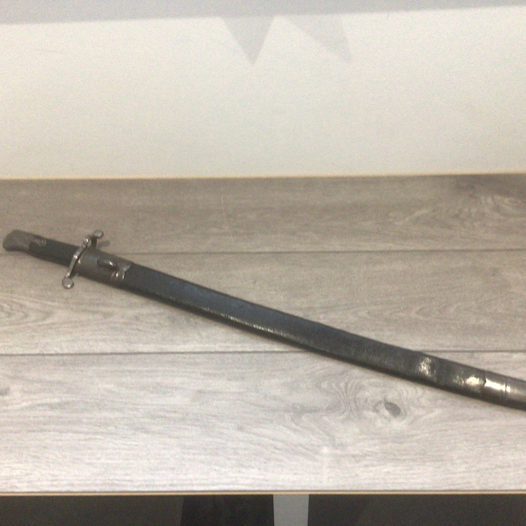 British Volunteer sword bayonet conversion of a Pattern 1859 Naval Cutlass