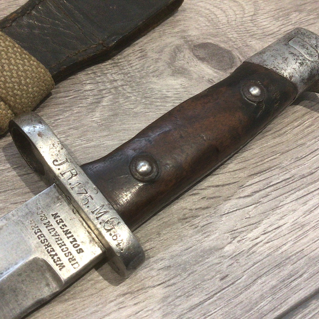 German 1871/84 bayonet J.R.175.M.G.65 Machine gun unit marked - Image 2