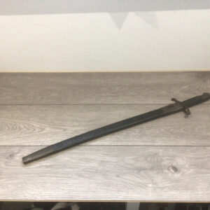 British 1855 Volunteer steel hilt Lancaster bayonet by C.CHAVASSR