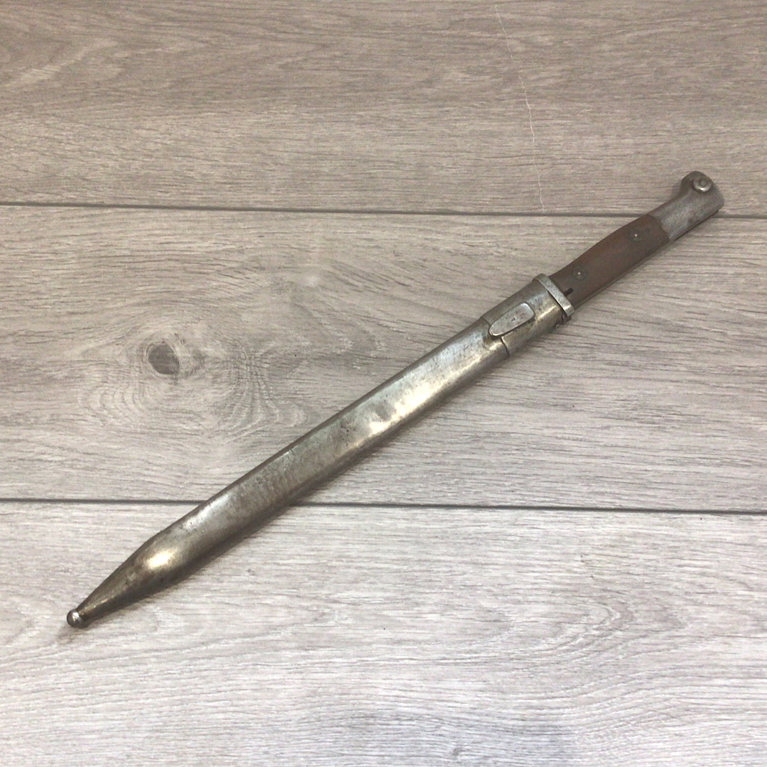 German S 1914 bayonet by Bayard in rare scabbard variation