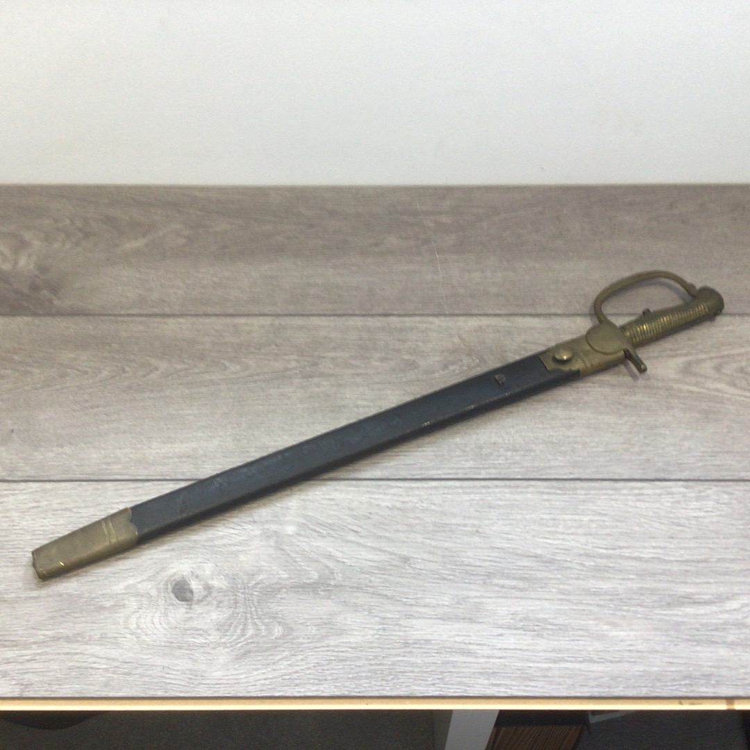 Rare British 2nd Pattern Volunteer Baker sword bayonet in scabbard