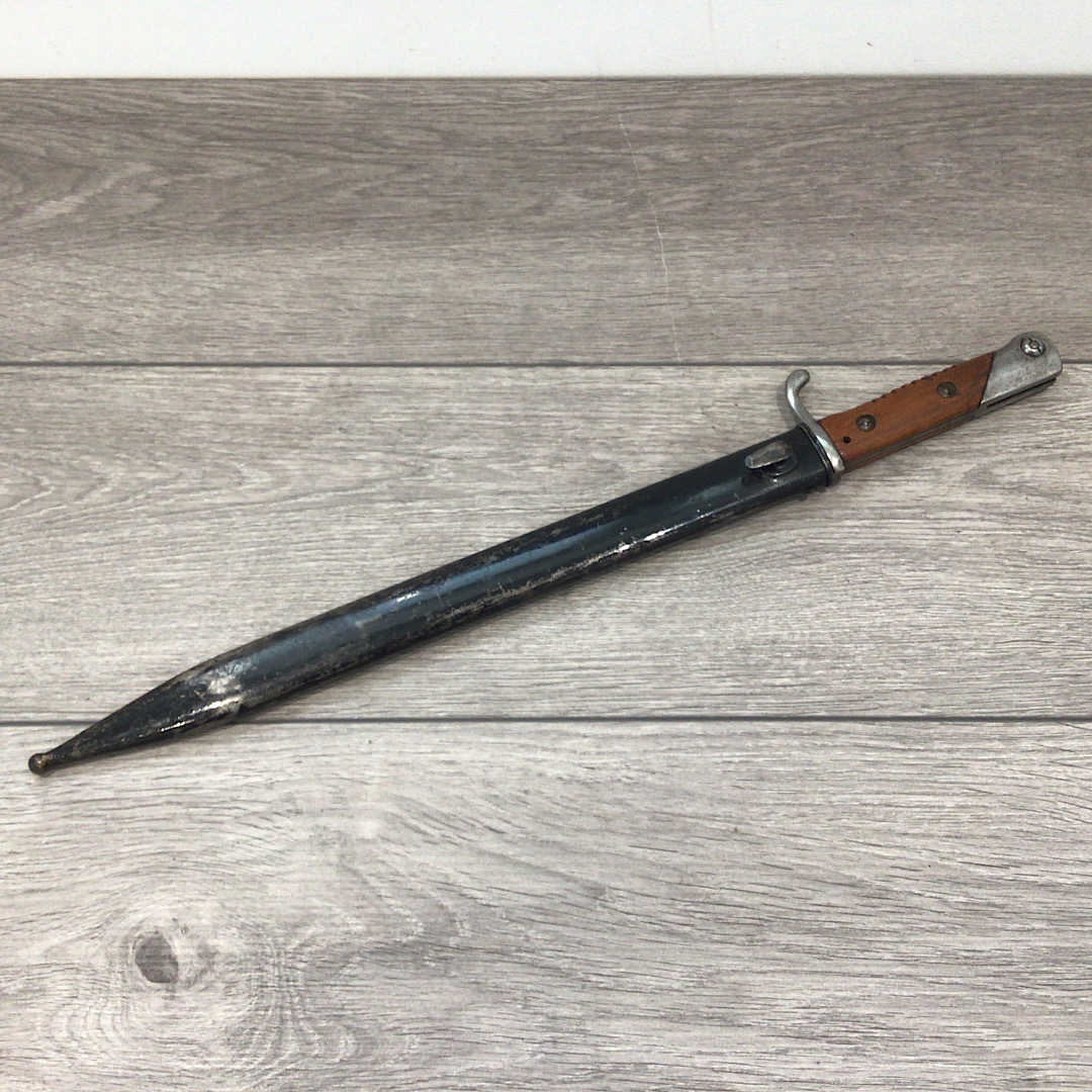 WW1 German Bavarian 1914 Seitengewehr Gottscho Sawback bayonet