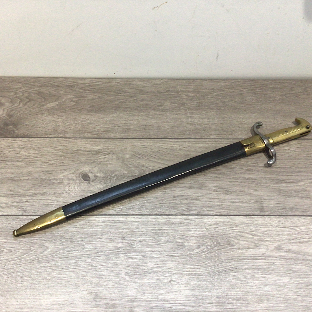 German Fusilier Seitengewehr M1860 I.W.D marked Navy I Dockyard Division Werft Division