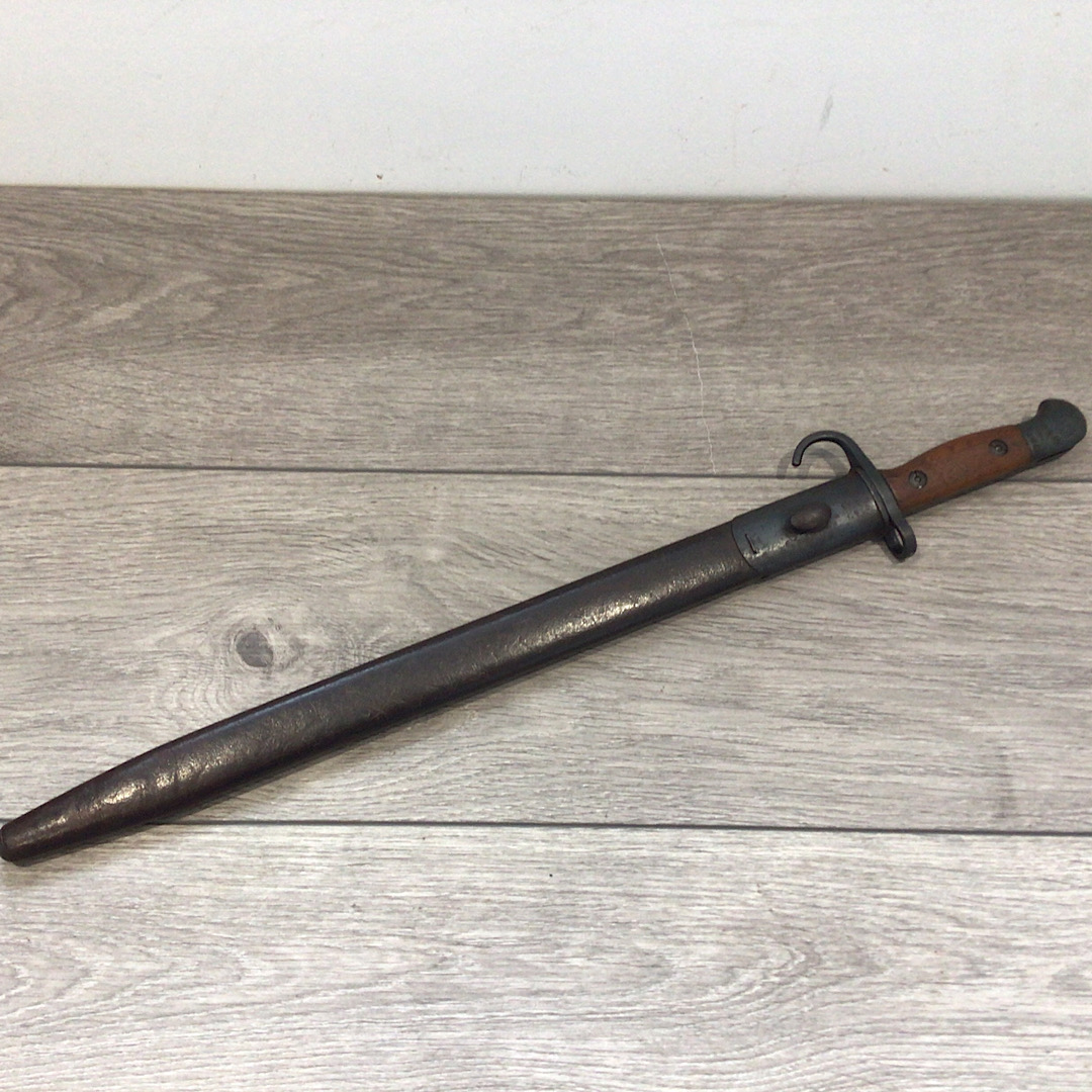 Rare Matching 1st Middlesex unit marked 1907 Smle hook quillon bayonet