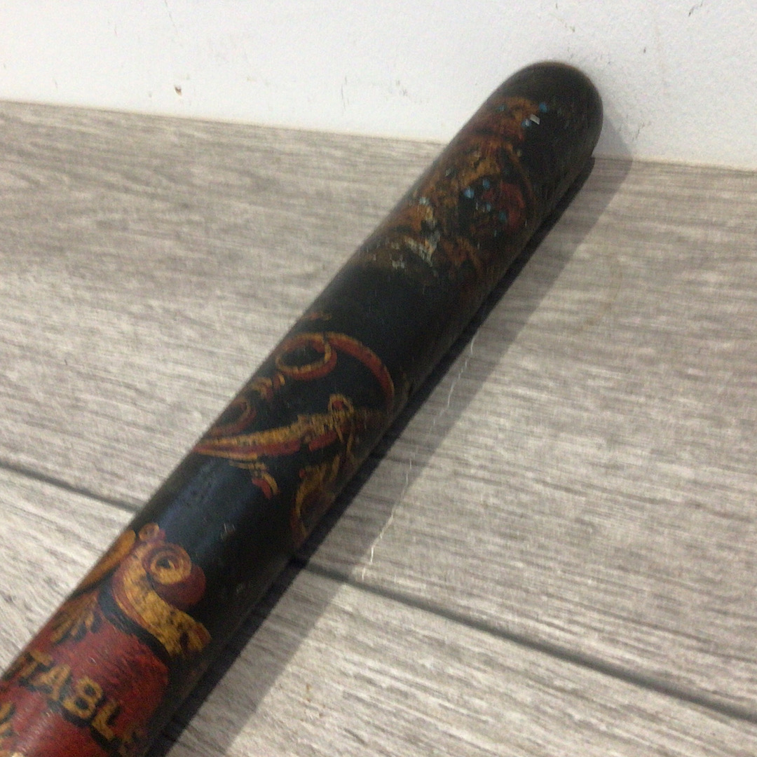 Victorian Ebonised Police Constable Truncheon VR initials - Image 4