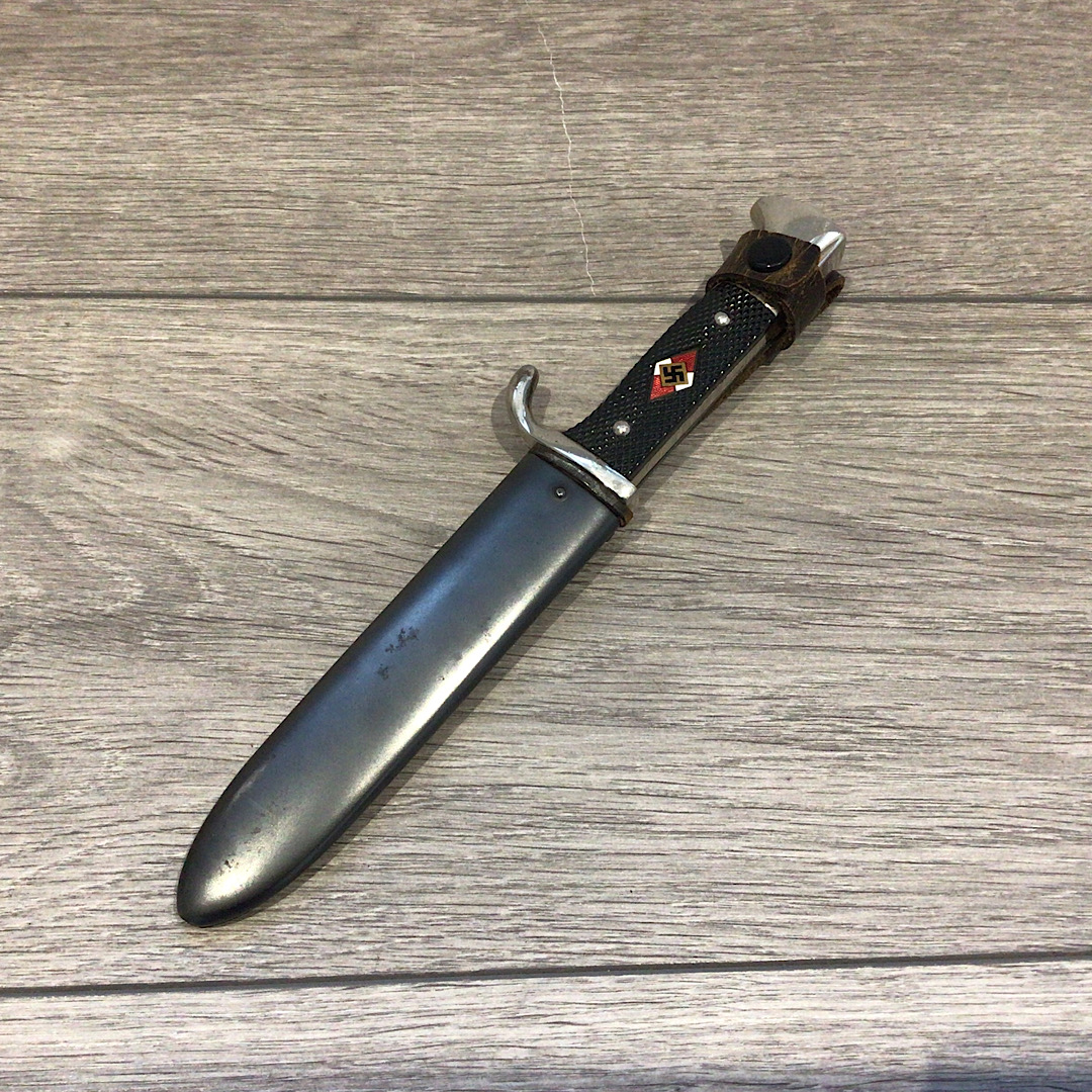Nice HJ Dagger Double maker marked Carl Eickhorn RZM M7/66 with Motto