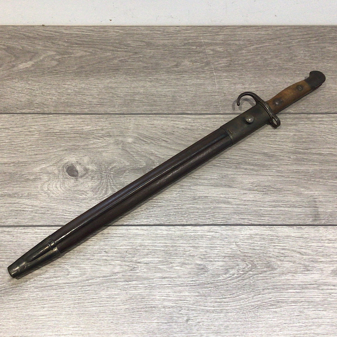 1907 Hook Quillon bayonet Australian unit marked V3698 Victoria by J.A.C Chapman