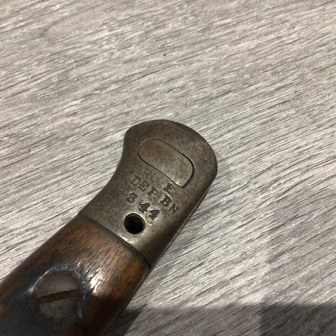 1907 Smle bayonet by Chapman matching R.E.DEP.BN Royal Engineers Depot Brecknockshire - Image 2