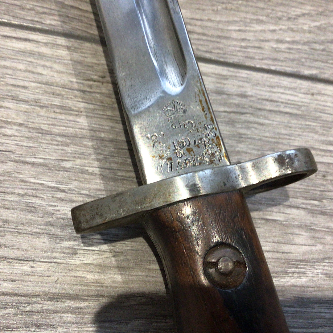 1907 Smle bayonet by Chapman matching R.E.DEP.BN Royal Engineers Depot Brecknockshire - Image 13