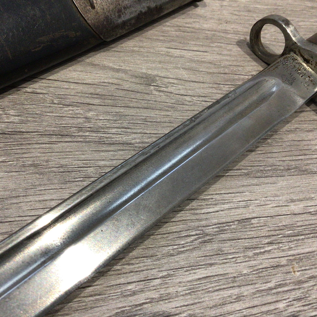 1907 Smle bayonet by Chapman matching R.E.DEP.BN Royal Engineers Depot Brecknockshire - Image 14