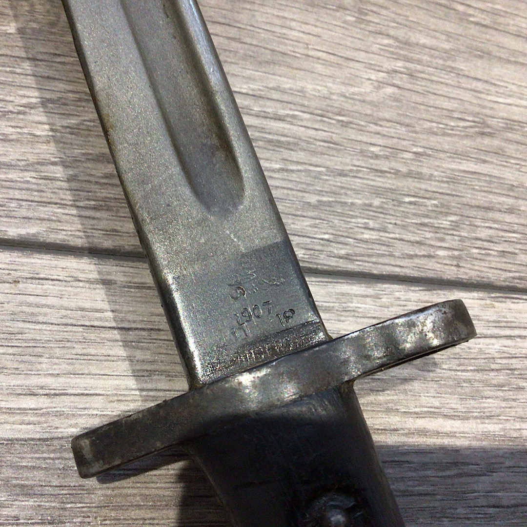 WW1 British 1907 Smle bayonet by Sanderson marked O.T.C D.G.S - Image 10