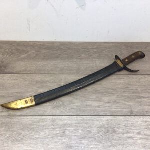 WW2 Dutch military sidearm by Hembrug with altered cross guard