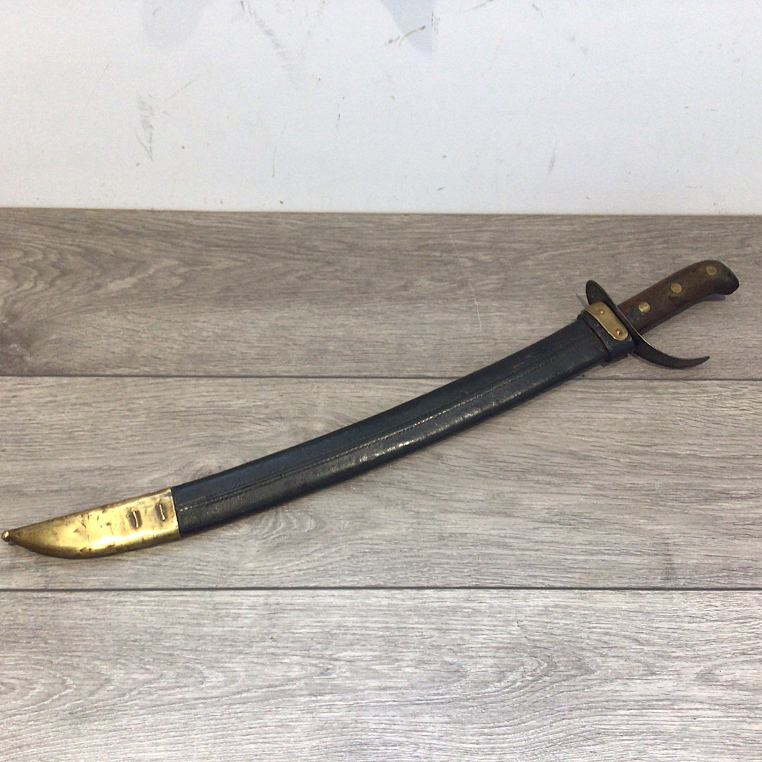 WW2 Dutch military sidearm by Hembrug with altered cross guard