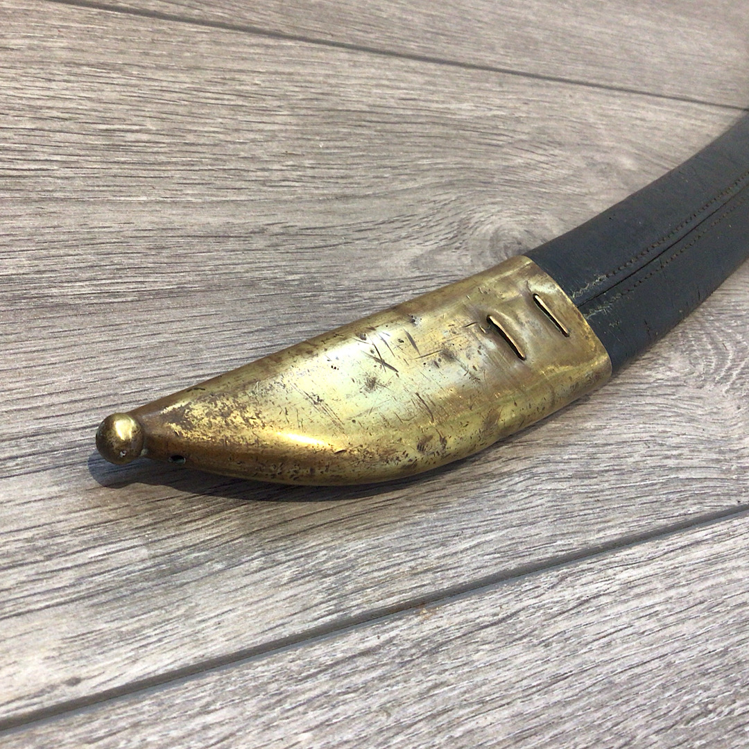 WW2 Dutch military sidearm by Hembrug with altered cross guard - Image 5