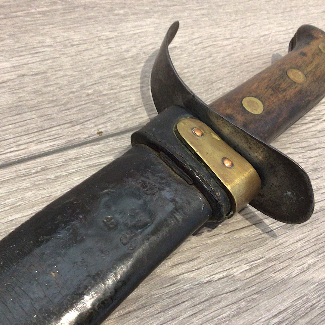 WW2 Dutch military sidearm by Hembrug with altered cross guard - Image 7