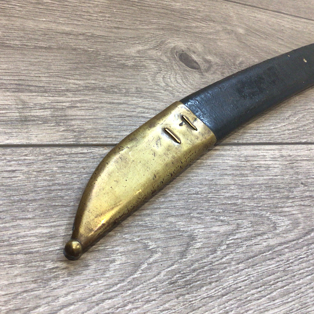 WW2 Dutch military sidearm by Hembrug with altered cross guard - Image 8