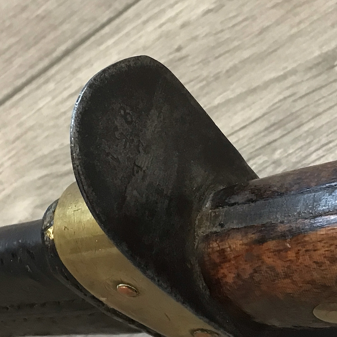 WW2 Dutch military sidearm by Hembrug with altered cross guard - Image 9