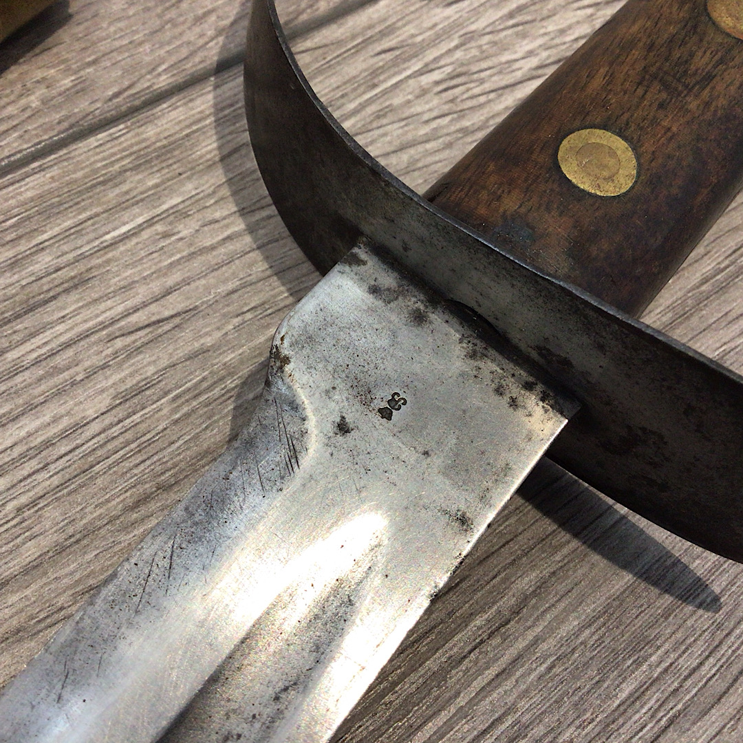 WW2 Dutch military sidearm by Hembrug with altered cross guard - Image 10