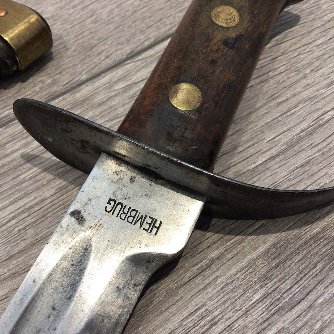 WW2 Dutch military sidearm by Hembrug with altered cross guard - Image 13