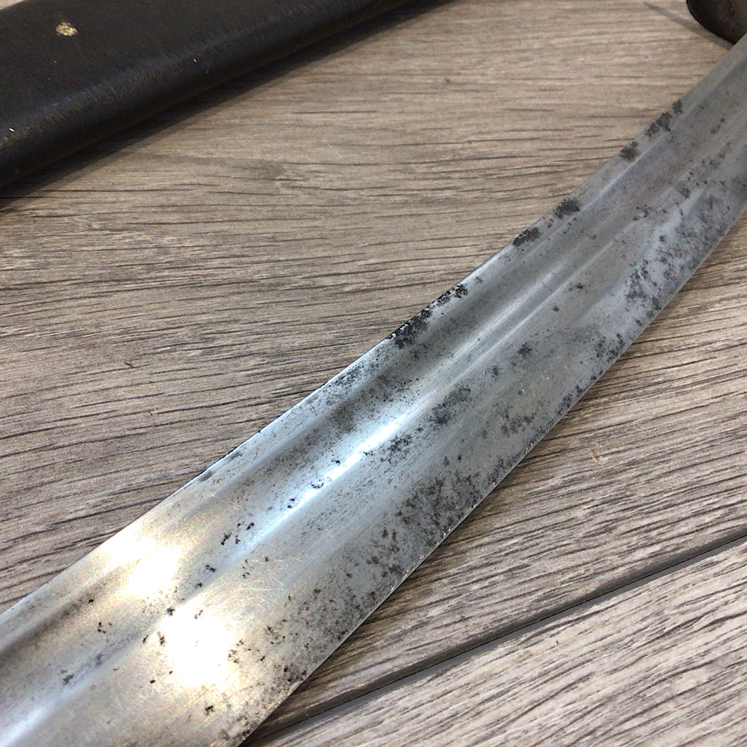 WW2 Dutch military sidearm by Hembrug with altered cross guard - Image 14