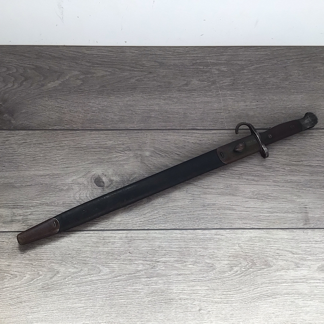 British 1907 Smle Hook Quillon bayonet marked to the 1st Jersey Militia
