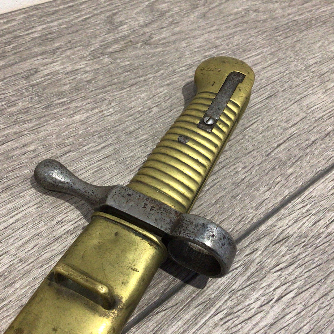 Belgium M1848 Thouvenin Douane customs carbine bayonet - Image 3