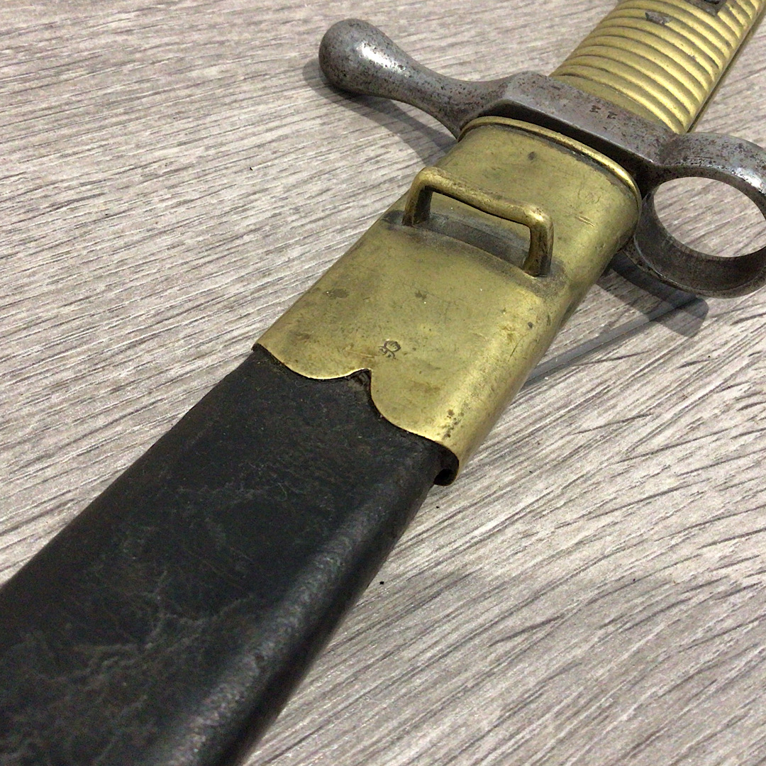 Belgium M1848 Thouvenin Douane customs carbine bayonet - Image 4