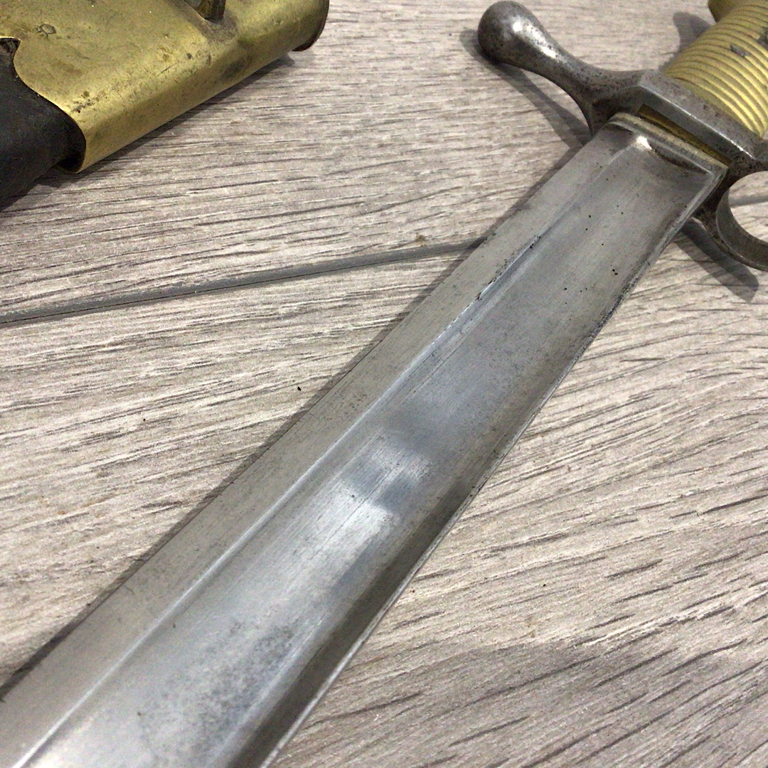 Belgium M1848 Thouvenin Douane customs carbine bayonet - Image 12