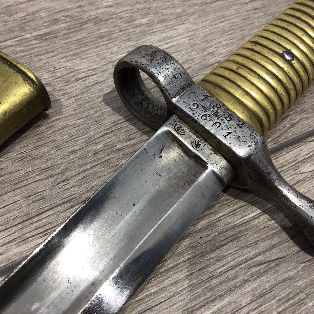 Belgium M1848 Thouvenin Douane customs carbine bayonet - Image 15