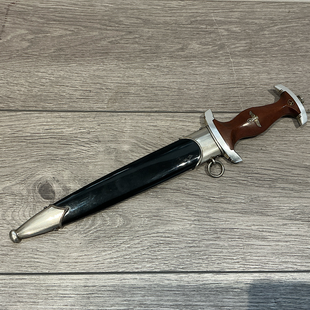 WW2 German Third Reich N.S.K.K. Dagger by RZM M7/19 Edward Wusthof Dreizackwerk