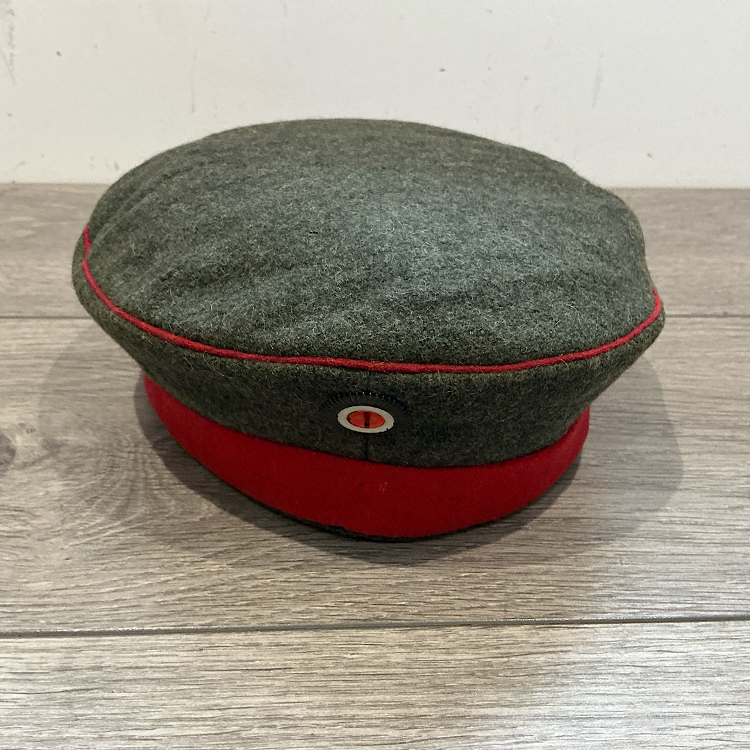 WW1 1917 dated German Fieldmutz pork pie cap bring back