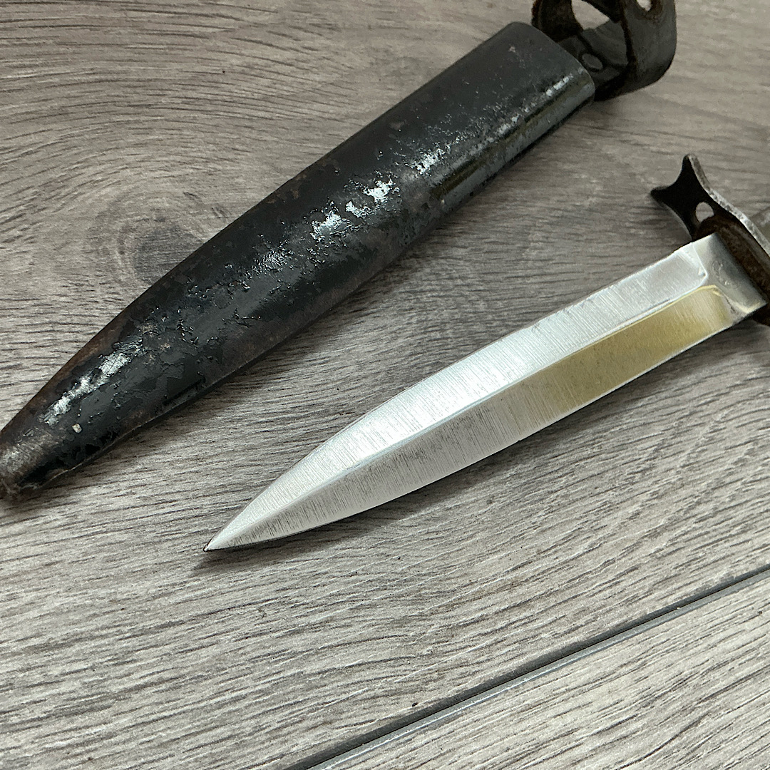 WW1 German Crank handle Demag fighting knife/Bayonet - Image 9