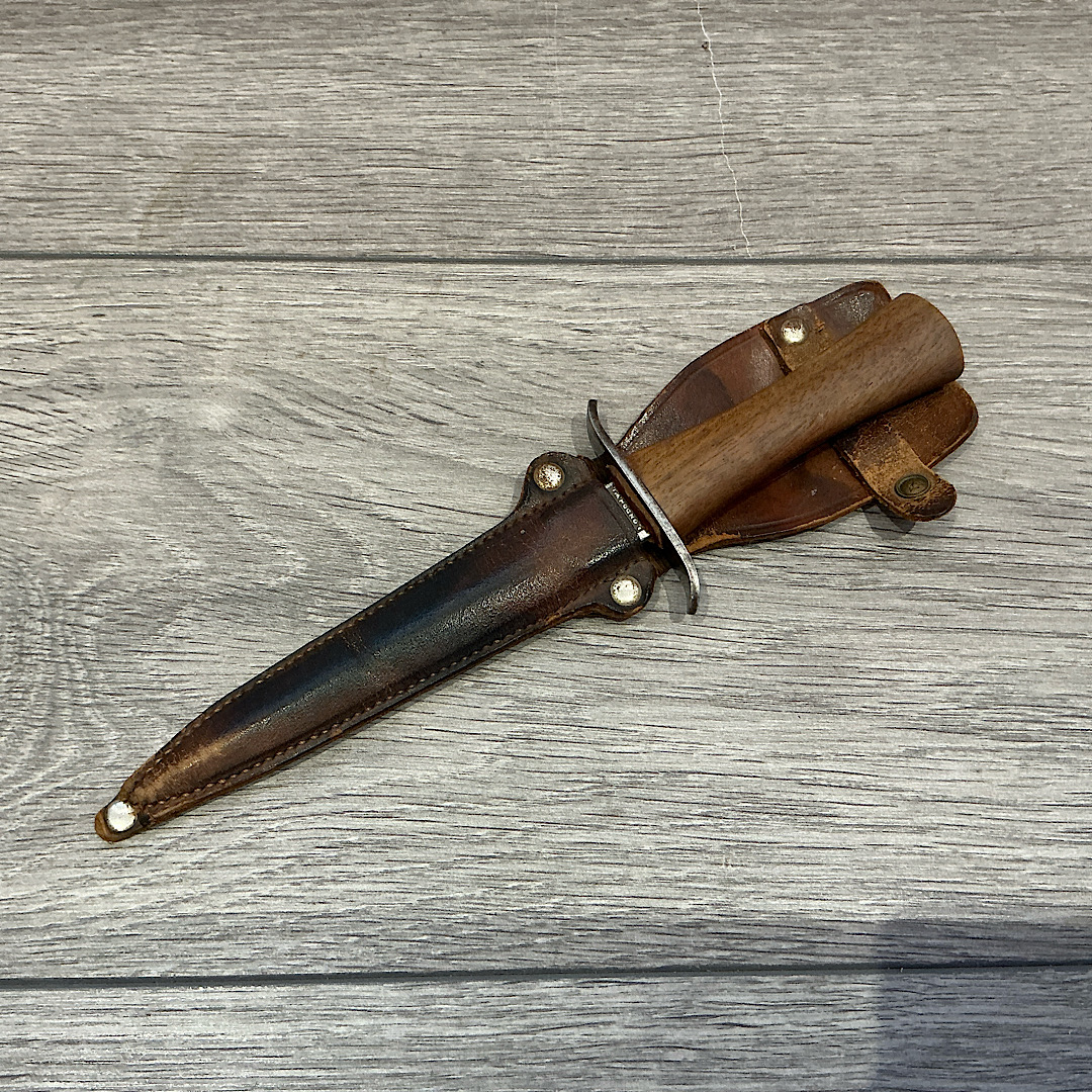 Rare WW2 John Waterer 55 years sword maker & cutler 9. Pughs place Carnaby st London W.1.
