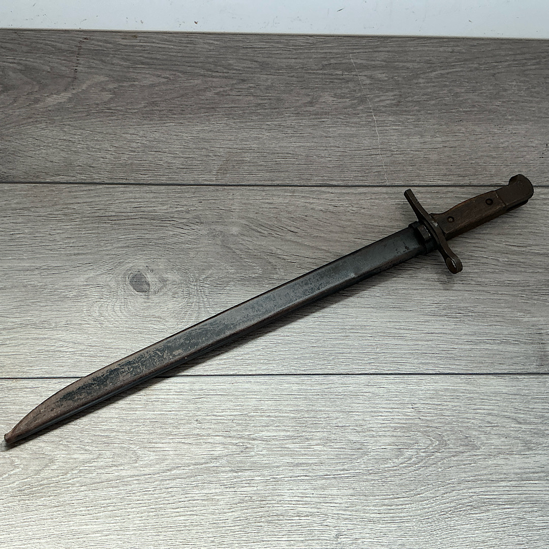 Japanese Arisaka type 30 bayonet Tokyo Arsenal stamp and Matsushita Kinzoku stamp