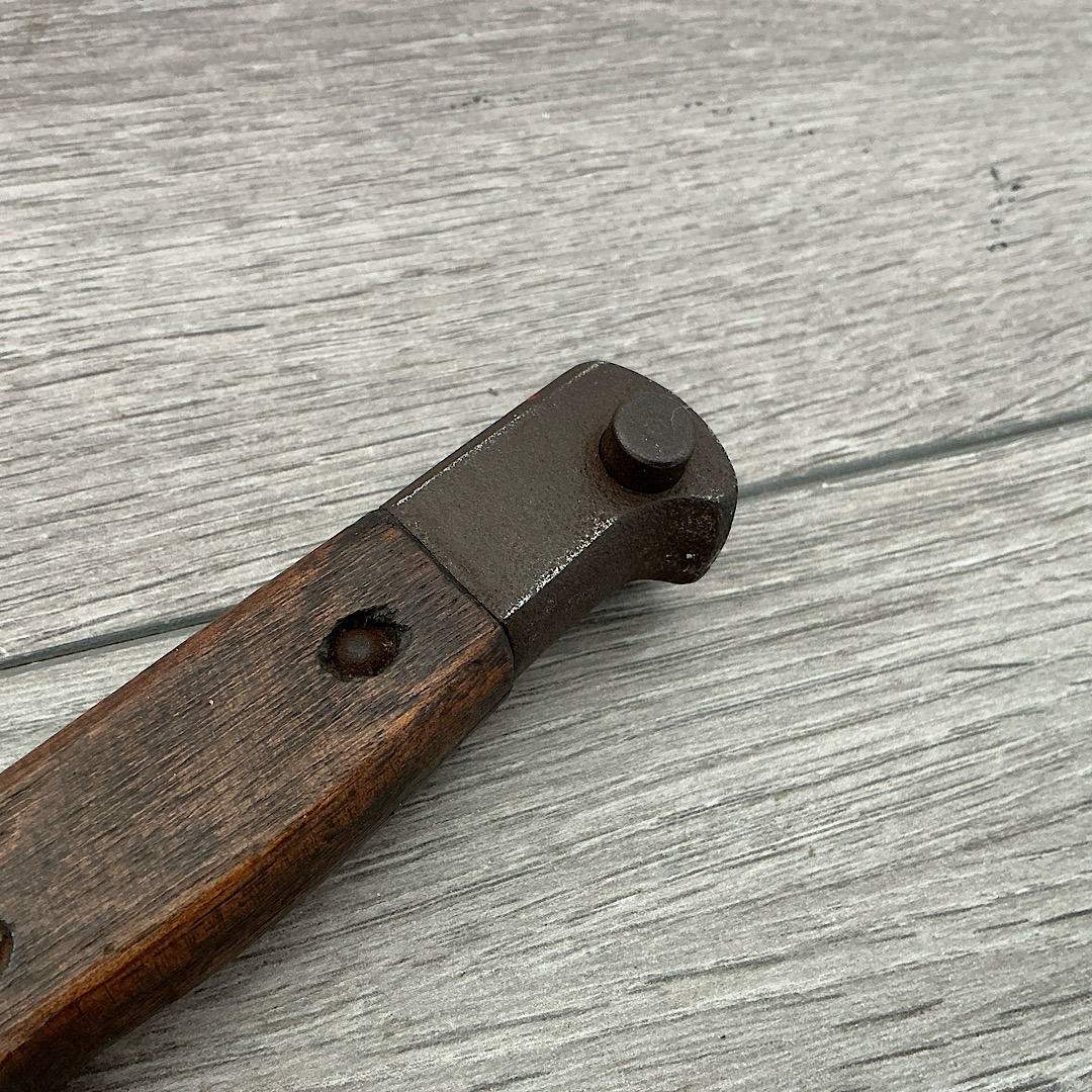 Japanese Arisaka type 30 bayonet Tokyo Arsenal stamp and Matsushita Kinzoku stamp - Image 5