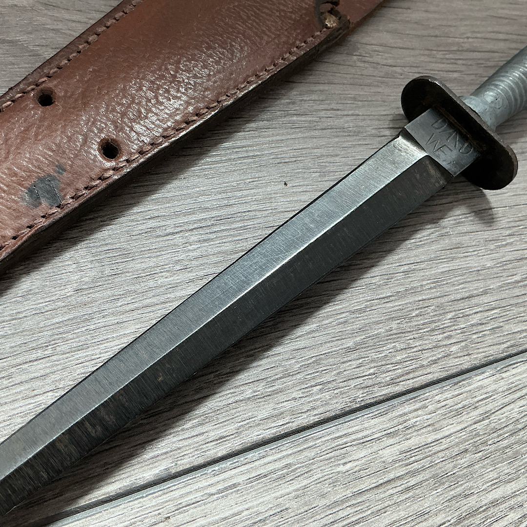 Rare WW2 Australian F.S Style knife made by Whittingslowe with its original sheath - Image 14