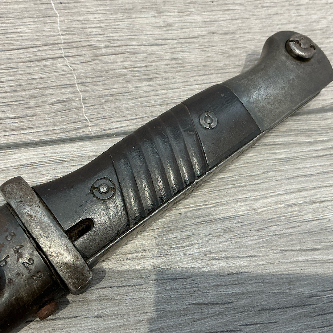 German Non matching numbers K98 Naval marked bayonet by Berg&Co 1939 dated - Image 3