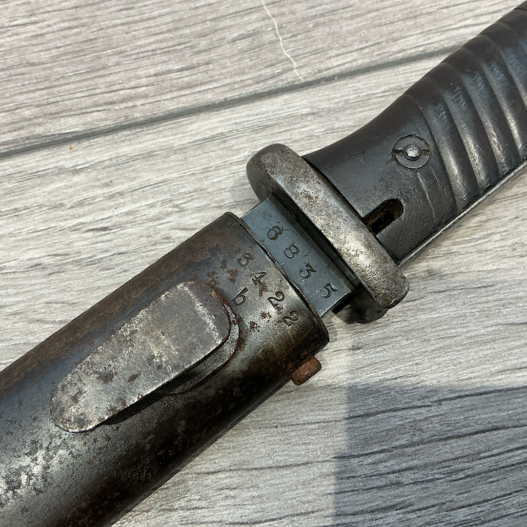German Non matching numbers K98 Naval marked bayonet by Berg&Co 1939 dated - Image 4
