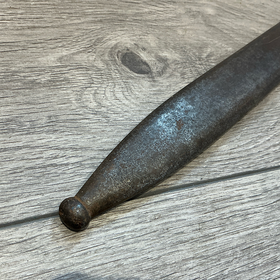 WW1 German 98/05 high ear butcher bayonet dated 1915 unit marked 131st Infantry Regiment by Weyersberg - Image 6