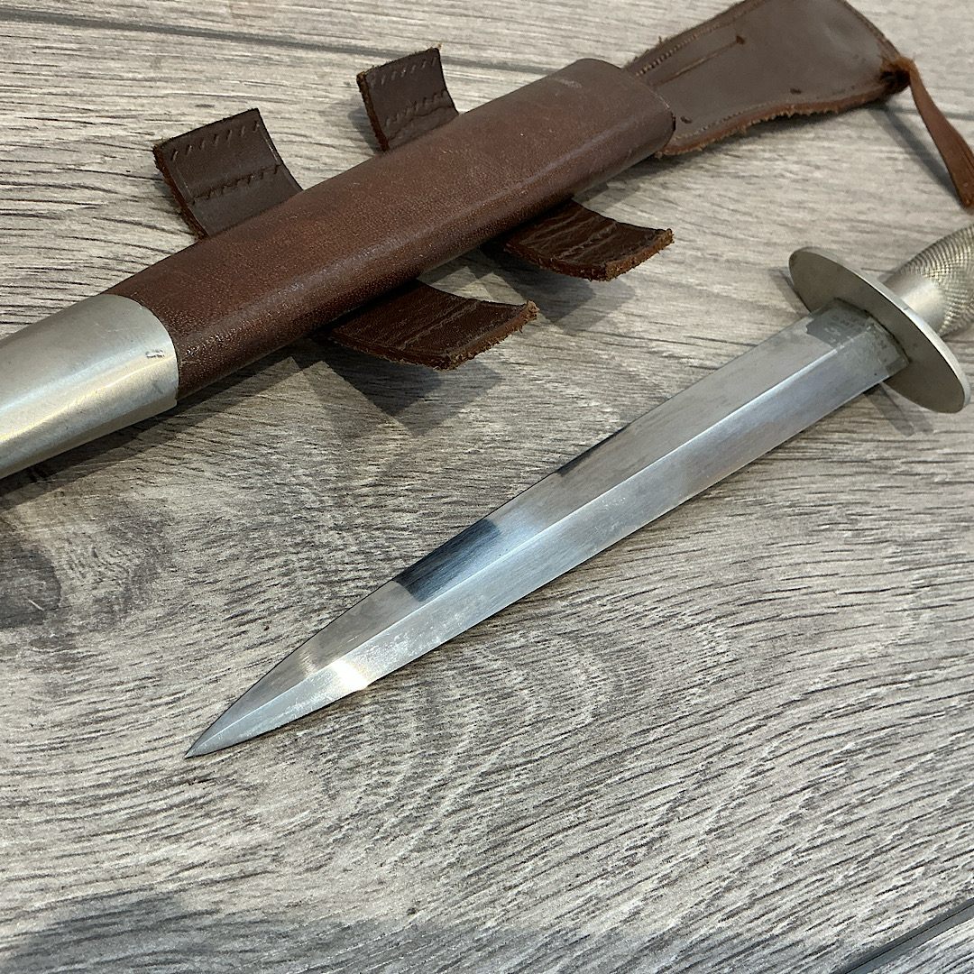 Rare 2nd Pattern Nickel Wilkinson Logo Fairbairn Sykes F.S knife in very nice condition - Image 13