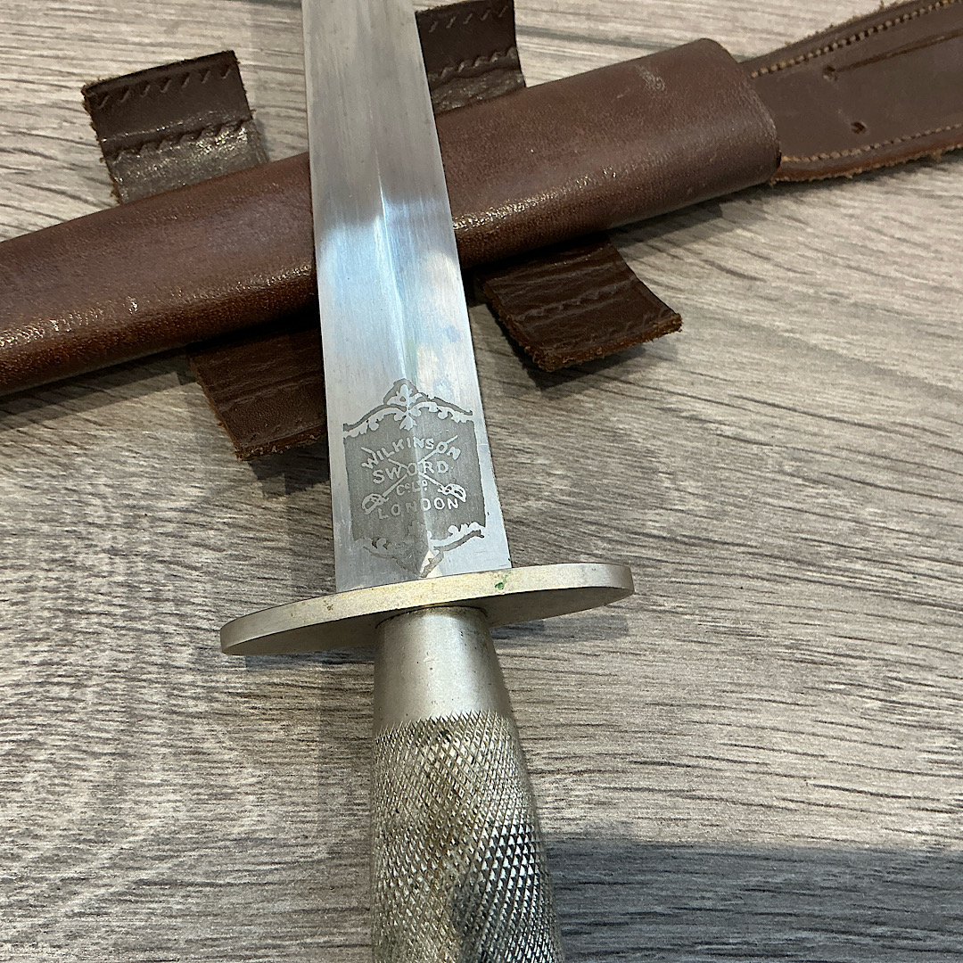 Rare 2nd Pattern Nickel Wilkinson Logo Fairbairn Sykes F.S knife in very nice condition - Image 15