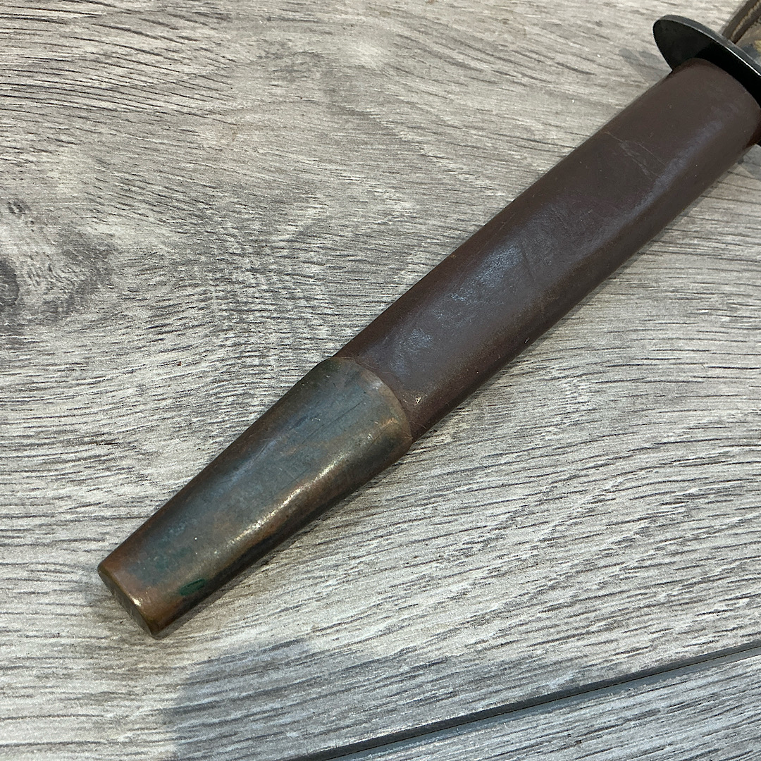 WW2 Second pattern B2 stamped Fairbairn Sykes F.S. Knife named R Atkinson - Image 5