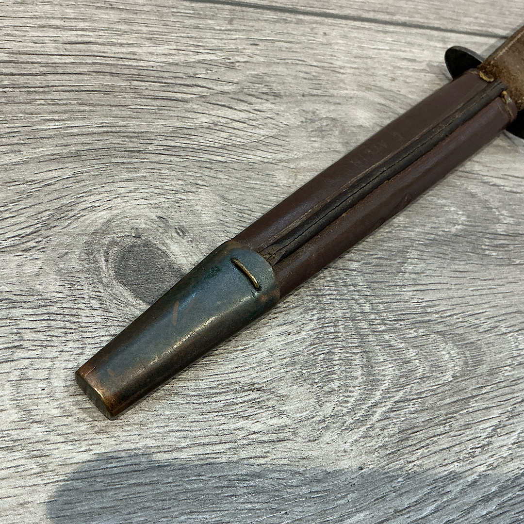 WW2 Second pattern B2 stamped Fairbairn Sykes F.S. Knife named R Atkinson - Image 8