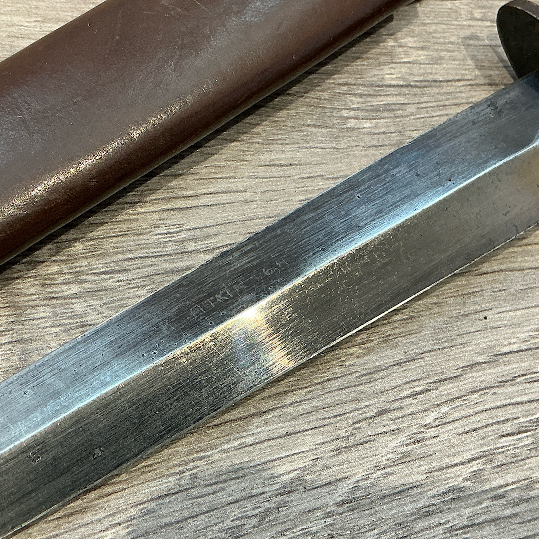 WW2 Second pattern B2 stamped Fairbairn Sykes F.S. Knife named R Atkinson - Image 16