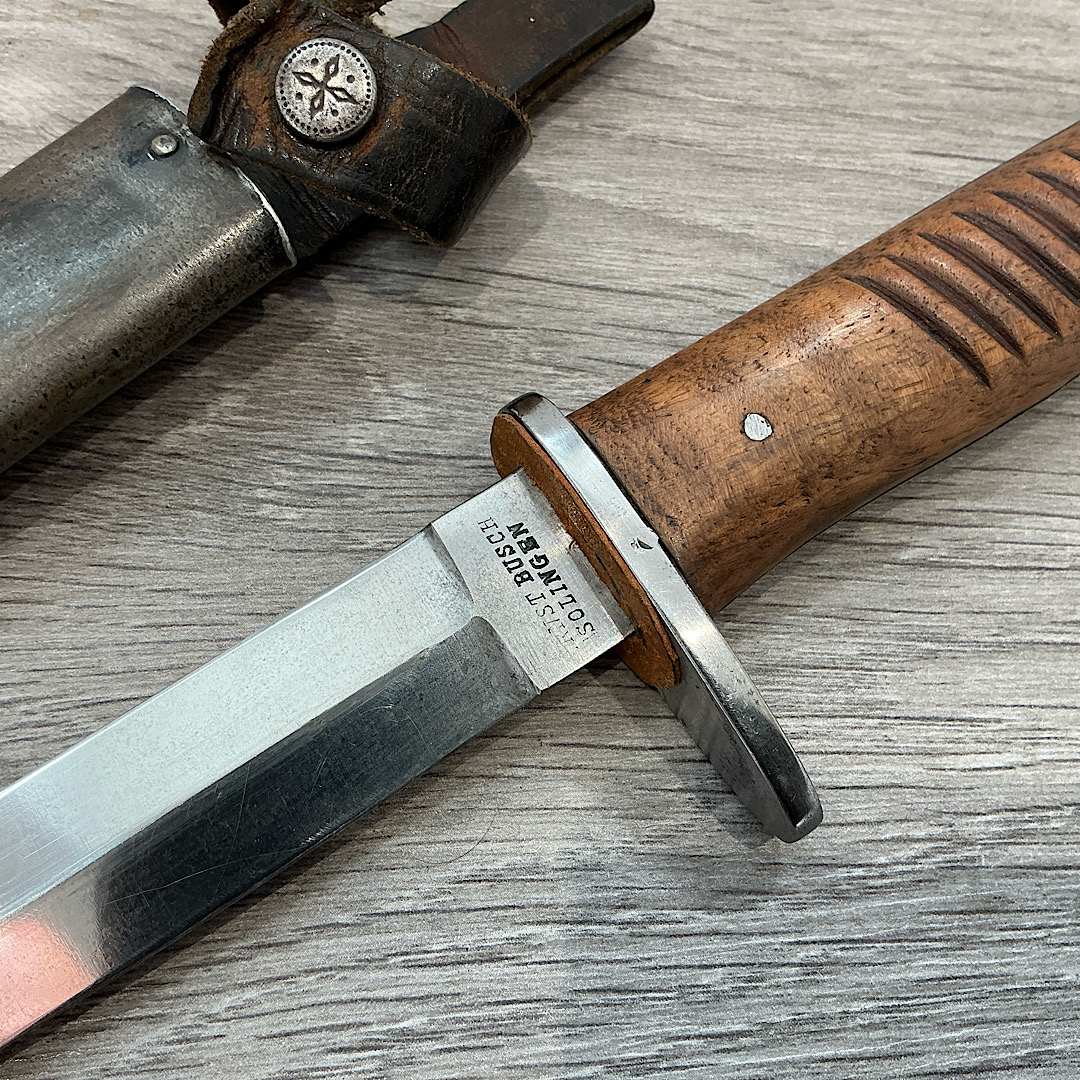 Scarce WW1 German fighting knife by Ernst Busch - Image 9