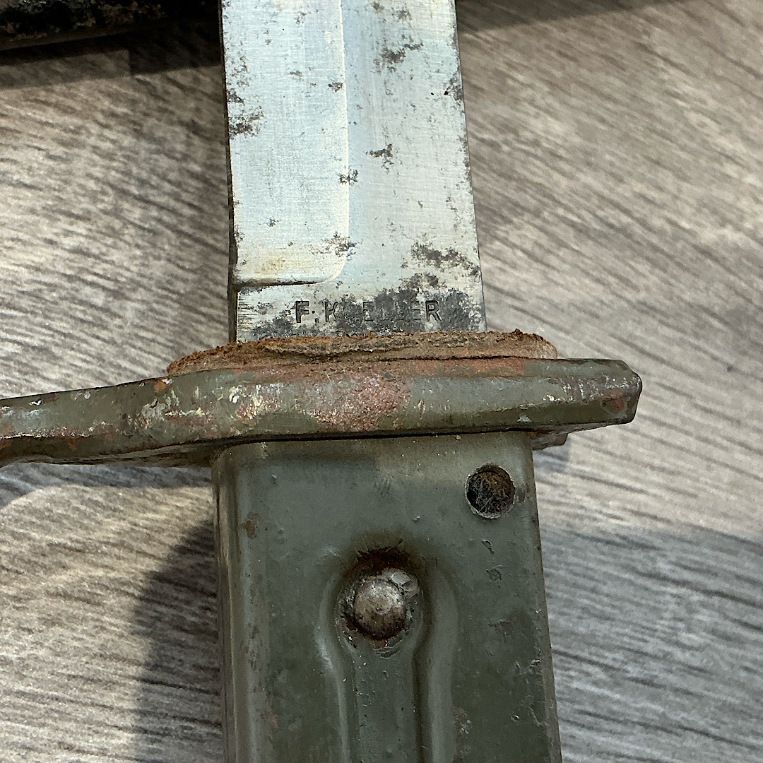 WW1 German EB2 Ersatz Bayonet/Fighting knife by F.Koeller - Image 11